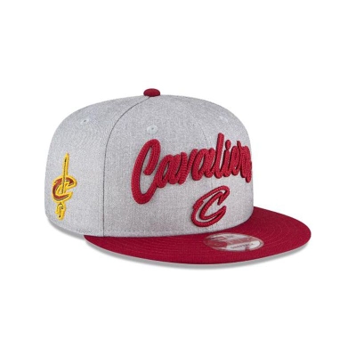 Sapca New Era Cleveland Cavaliers NBA Official NBA Draft 9FIFTY Snapback - Gri